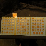 1917-40 Partial Set of Lincoln Cents in a blue Whitman folder.