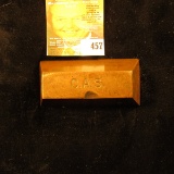 Copper Ingot stamped on top 