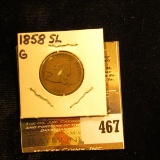 1858 LL Flqing Eagle Cent. G.
