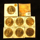 1971 D, 89 D, 92 P, 93 P, 95 D, 96 P, & 97 P Gem BU Kennedy Half Dollars, some are probably from Min