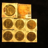 1971 D, 89 D, 92 P, 93 P, 95 D, 96 P, & 97 D Gem BU Kennedy Half Dollars, some are probably from Min