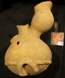 Unusual Pre-Columbian Pottery with multiple necks, killed. Sorry 'Doc' had no attribution with this