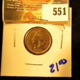 1895 Indian Head Penny With Full Liberty, Arrows Visible, And Beads Visible