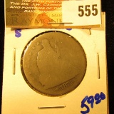 1873-S Seated Half Dollar With Arrows