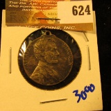 1909 Medal Centennial Celebration Of Abraham Lincoln.  It Says On The Reverse He Is 'The Emancipator