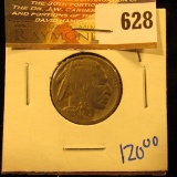 1918-S Buffalo Nickel With Full, Bold Date And Horn Visible