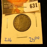 1883 V Nickel With No Cents