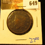 1826 Large Cent