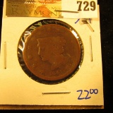 1841 Braided Hair Large Cent