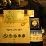 Israeli Coin, Stamp, And Paper Money Lot.  This Lot Includes A 40th Anniversary Of Israel Coin Set,