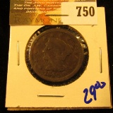 1845 Braided Hair Large Cent