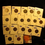 Mixed Lot Includes 1894, 1907, 1897, 1899, 1904, 1884,  1896, And 1901 Indian Head Pennies.  The Lot