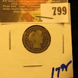 1894 Better Date Barber Dime