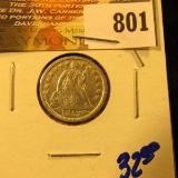 Sharp 1853 Seated Dime With Arrows