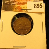 1857 U.S. Flying Eagle Cent, EF.