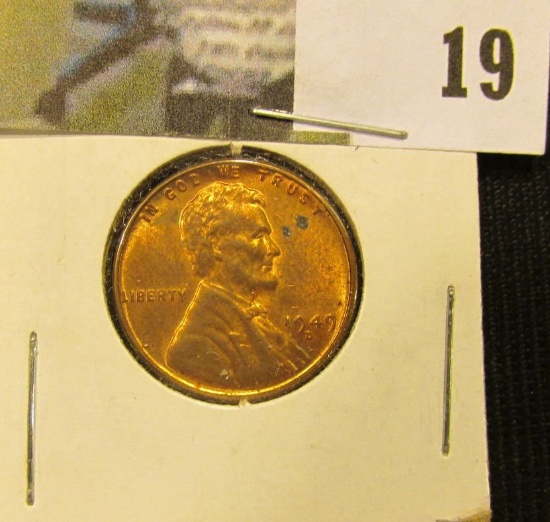 1949 D Lincoln Cent, mostly Red BU.