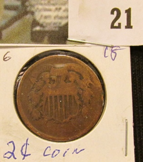 1864 U.S. Two Cent Piece.