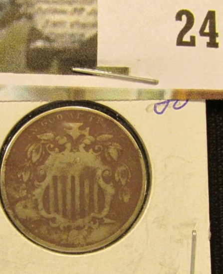 1868 U.S. Shield Nickel.