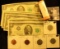 (7) $2 Series 1976 Federal Reserve Note, circulated; 1973 S & 74 S Proof Lincoln Cents; 2003 D BU Ro