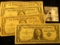 Series 1935A, Series 1935E, & Series 1935C U.S. One Dollar Silver Certificates; & a Series 1957 Star