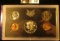 1968 S U.S. Proof Set with a superb Cameo frosted Kennedy Silver Half Dollar. In original box of iss