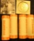 1883 O U.S. Morgan Silver Dollar, Fine &  (4) 2003 D Original Gem BU Bank-wrapped rolls of Maine Sta