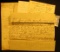 Mid to late 1800 era Abstracts, legal papers, letters, & etc. including an 1866 letter to 