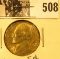 1943 S Silver War Nickel. UNC 60.