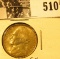 1944 S Silver War Nickel. UNC 60.
