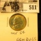 1945 P Silver War Nickel. GEM BU 65.