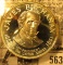 1857-1861 James Buchanan 15th President of the United States Sterling Silver Medallion, Gem BU, 39mm