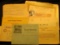 Large group of Old early 1900 era Missouri Letterheads and invoices from now defunct companies.