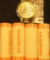 (4) 2001 D Original BU Bank-wrapped Rolls of Vermont Statehood Quarters; & 1889 P BU Morgan Silver D