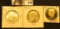 1961 D Franklin Half Dollar, BU; 1964 D BU & 1979 S Proof Kennedy Half Dollars.
