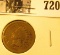 1859 U.S. Indian Head Cent, Good.