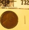 1916 S Lincoln Cent, VF-EF.
