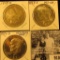 1971 S Proof Eisenhower Silver Dollar in 2 x 2; 1923 S U.S. Peace Silver Dollar, BU; & 1889 New Orle