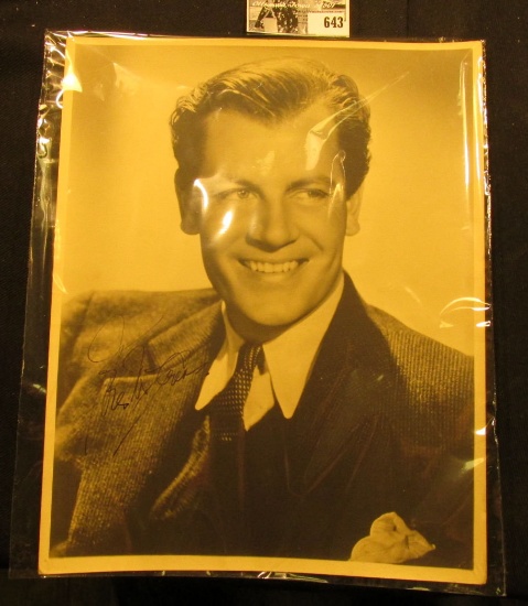 8" x 10" Autographed Photograph JOEL McCREA. "Joel McCrea". B/W. Joel McCrea (1905-1990), who was a