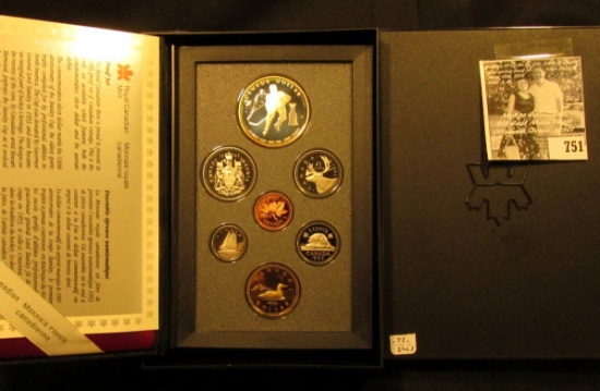 1993 Canada Double Dollar Proof Set in original hard case of issue.