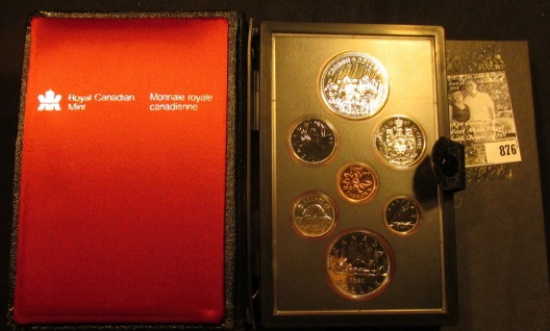 1980 Polar Bear Canada Double Dollar Double Struck Canada Coin Set in original holder of issue. Incl