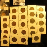 (17) 1919-20P Lincoln Cents in holders; & (10) 1936 P Carded Buffalo Nickels.