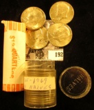2002 D Bank-wrapped Roll of Gem BU Mississippi Statehood Quarters (40 pcs); & a mixed Date Roll of 4