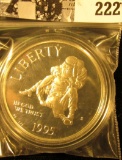 1995 S Civil War U.S. Commemorative Proof 68+ Silver Dollar, encapsulated.