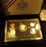 1992 United States Mint Premier Silver Proof Set in original box as issued.