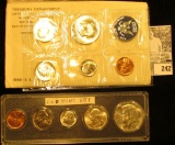 1964 S Gem BU Year Set in a Snaptight case & 1965 U.S. Special Mint Set in original envelope as issu