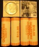 (4) 2005 D Solid Date Rolls of Gem BU Kansas Statehood Commemorative Quarters in bank-wrapped Rolls;