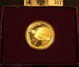 1732-1982 S U.S. Proof Silver Commemorative Dollar in original box of issue, .900 fine Silver.