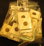 (139) Carded Lincoln Cents dating from the 1920-40s, many scarcer dates and grades.