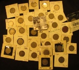 (33) Liberty Nickels dating 1909 to 1912 with grades up to Fine, All carded.