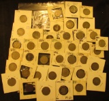 (40) Carded Liberty Nickels dating 1892-1897. Average circulated.